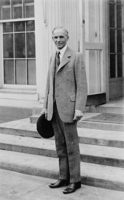 Henry Ford leaving the White House